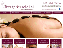 Tablet Screenshot of beautynaturelle.co.uk